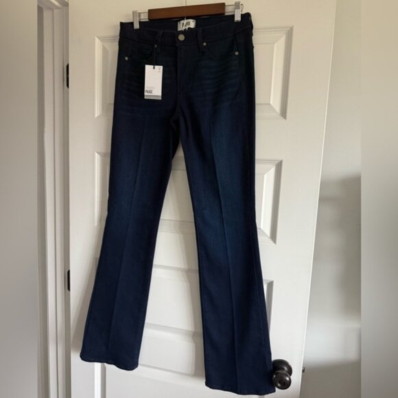 PAIGE Manhattan Bootcut Jeans NWT w/ Flaw - Picture 2 of 14